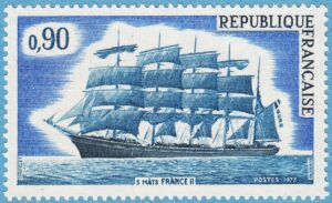 FRANKRIKE 1973 M1839** segelfartyg 1 kpl