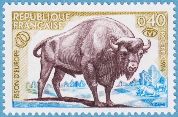 FRANKRIKE 1974 M1874** visent 1 kpl