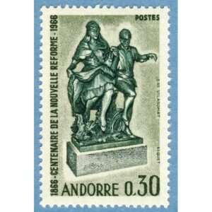 ANDORRA (FR) 1967 M201** dansande par som staty 1 kpl