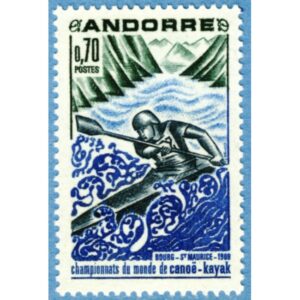 ANDORRA (FR) 1969 M216** kanot 1 kpl