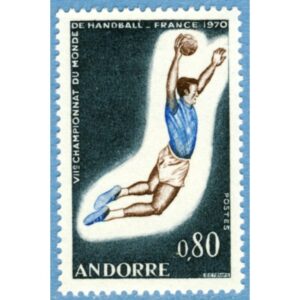 ANDORRA (FR) 1970 M221** handboll 1 kpl