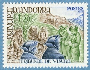 ANDORRA (FR) 1978 M293** tribunalen i Visura 1 kpl