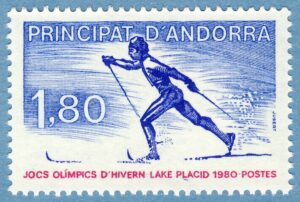 ANDORRA (FR) 1980 M304** Vinter-OS 1 kpl