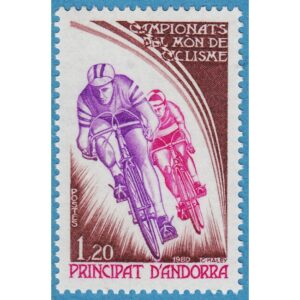 ANDORRA (FR) 1980 M309** cykelsport 1 kpl