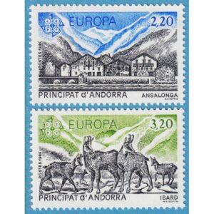 ANDORRA (FR) 1986 M369-70** Europa Cept 2 kpl