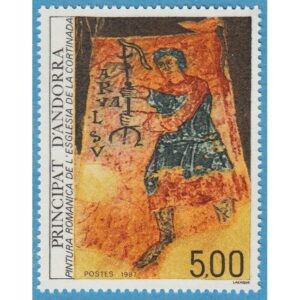 ANDORRA (FR) 1987 M384** fresk 1 kpl