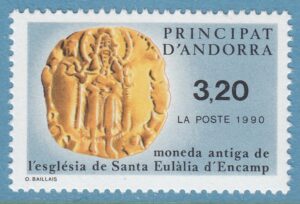 ANDORRA (FR) 1990 M420** mynt 1 kpl