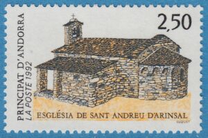 ANDORRA (FR) 1992 M436** kyrka 1 kpl