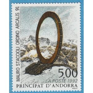 ANDORRA (FR) 1992 M444** konst 1 kpl