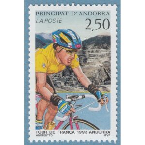 ANDORRA (FR) 1993 M455** cykelsport 1 kpl
