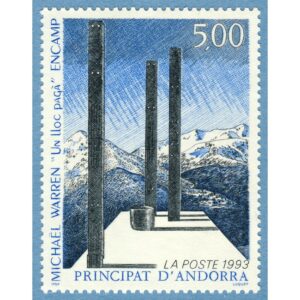 ANDORRA (FR) 1993 M460** skulptur av Michael Warren 1 kpl