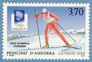 ANDORRA (FR) 1994 M462** vinter-OS 1 kpl