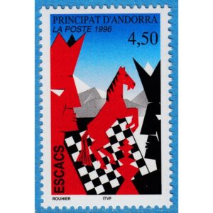 ANDORRA (FR) 1996 M498** schack 1 kpl