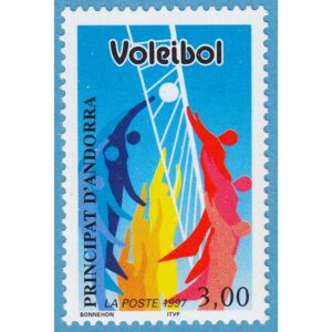 ANDORRA (FR) 1997 M507** volleyboll 1 kpl