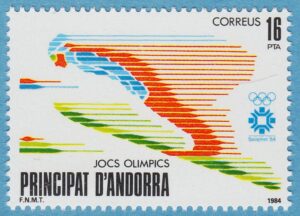 ANDORRA (SP) 1984 M173** vinter-OS 1 kpl