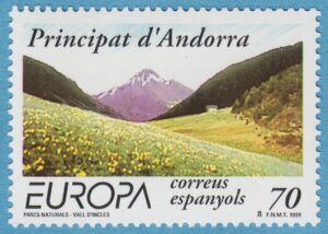 ANDORRA (SP) 1999 M267** Europa – landskap 1 kpl