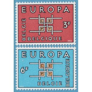 BELGIEN 1963 M1320-1** Europa Cept 2 kpl