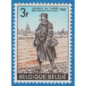 BELGIEN 1968 M1502** fältpostbrevbärare 1 kpl