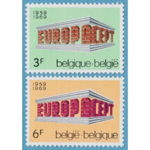 BELGIEN 1969 M1546-7** Europa Cept 2 kpl