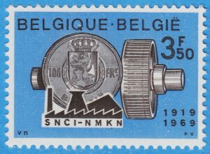 BELGIEN 1969 M1573** mynt 1 kpl