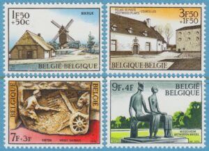 BELGIEN 1970 M1589-92** kulturserie 4 kpl