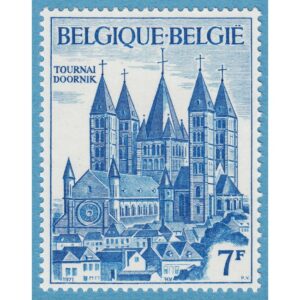 BELGIEN 1971 M1627** katedralen i Tournai 1 kpl