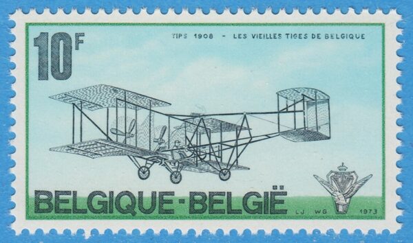 BELGIEN 1973 M1728** flygplan 1 kpl