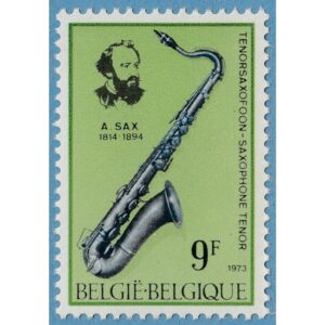 BELGIEN 1973 M1735** saxofon 1 kpl