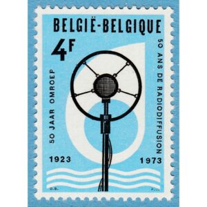 BELGIEN 1973 M1743** radiomikrofon 1 kpl