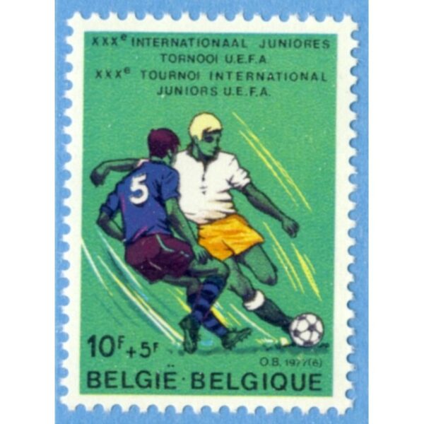 BELGIEN 1977 M1903** fotboll 1 kpl
