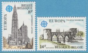 BELGIEN 1978 M1943-4** Europa Cept – katedral – bro 2 kpl