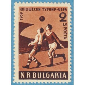 BULGARIEN 1959 M1101** fotboll 1 kpl