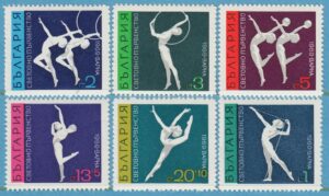 BULGARIEN 1969 M1941-6** gymnastik 6 kpl