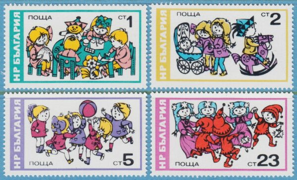 BULGARIEN 1976 M2487-90** lekar 4 kpl