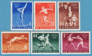 BULGARIEN 1956 M996-01** sommar OS 6 kpl