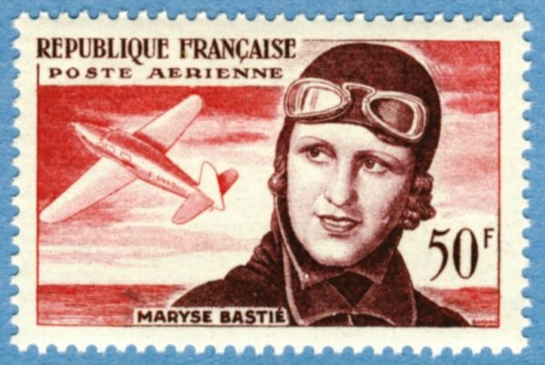 FRANKRIKE 1955 M1052** Maryse Bastié 1 kpl