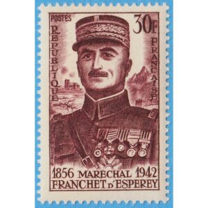 FRANKRIKE 1956 M1092** Franchet d´Esperey 1 kpl