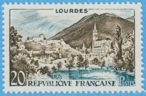 FRANKRIKE 1958 M1186** Lourdes 1 kpl