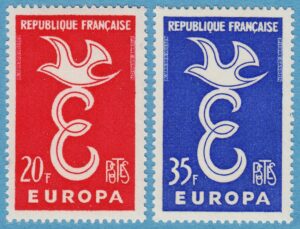 FRANKRIKE 1958 M1210-1** Europa Cept 2 kpl