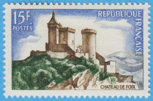 FRANKRIKE 1958 M1213** slottet i Foix 1 kpl