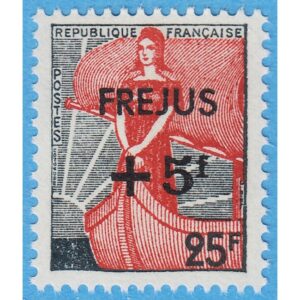 FRANKRIKE 1959 M1273** övertryck FREJUS 1 kpl