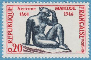 FRANKRIKE 1961 M1334** Maillol 1 kpl