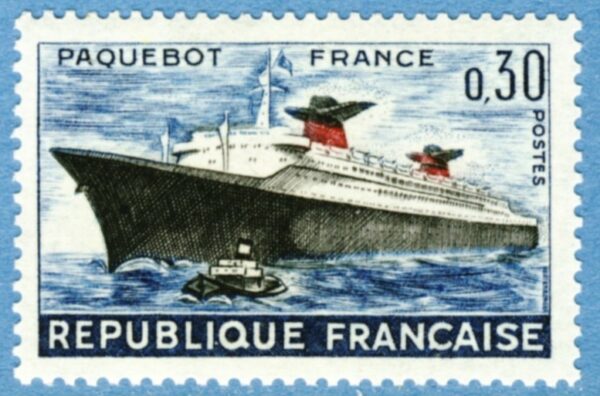 FRANKRIKE 1962 M1378** fartyg 1 kpl