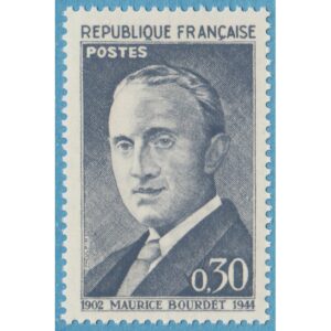 FRANKRIKE 1962 M1382** Maurice Bourdet 1 kpl