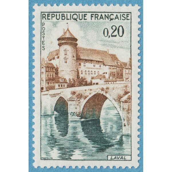 FRANKRIKE 1962 M1383** bro 1 kpl