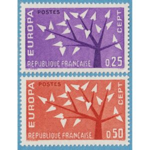 FRANKRIKE 1962 M1411-2** Europa Cept 2 kpl