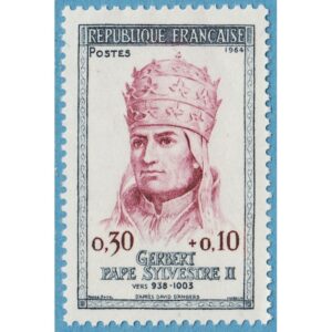 FRANKRIKE 1964 M1479** påven Sylvester II 1 kpl