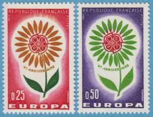 FRANKRIKE 1964 M1490-1** Europa Cept 2 kpl