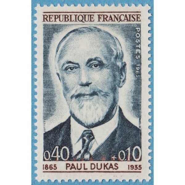 FRANKRIKE 1965 M1501** Paul Dukas - kompositör 1 kpl