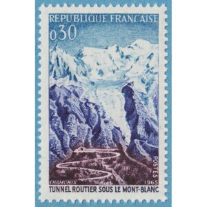 FRANKRIKE 1965 M1520** Mount Blanc-tunneln 1 kpl